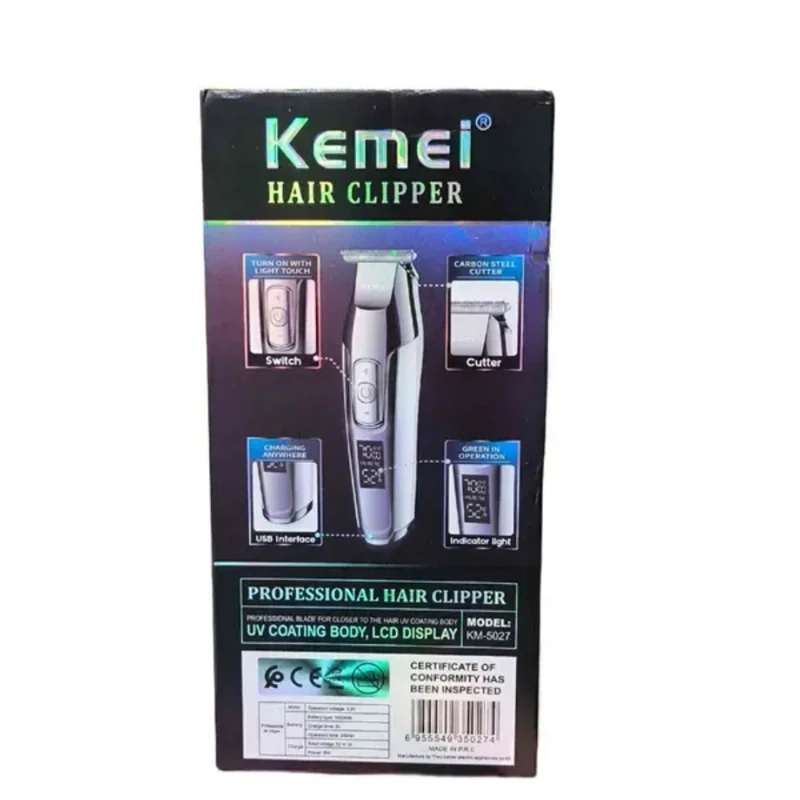 ماشین اصلاح موی صورت کیمی مدل KM-5027 KEMEI