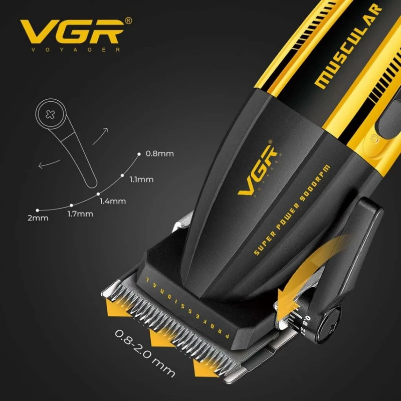  ماشین اصلاح حرفه‌ای موی سر و صورت وی جی آر مدل V-285 