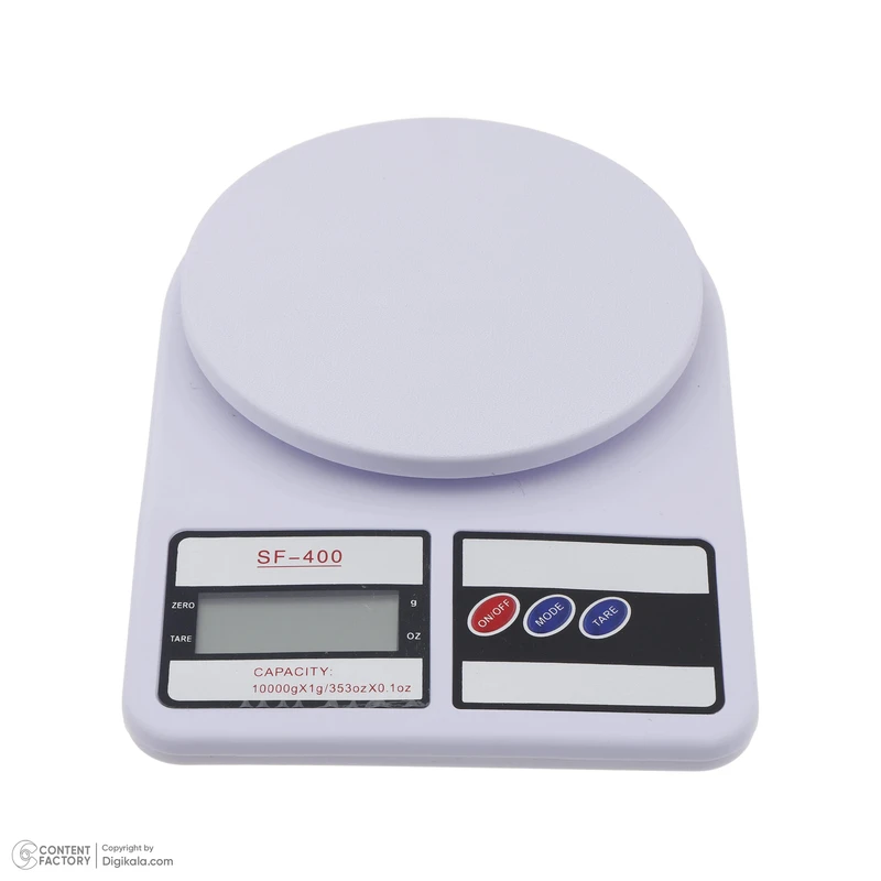  ترازوی آشپزخانه الکترونیک مدل SF-400 