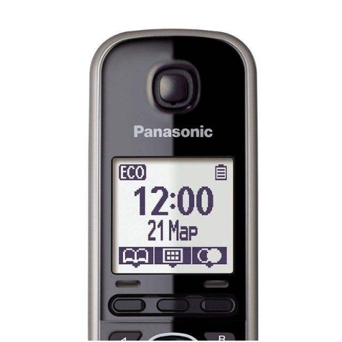  تلفن بیسیم پاناسونیک مدل KX-TG6721 Panasonic تنظیم ساعت 