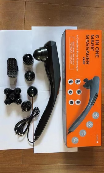  بسته بندی ماساژور دسته بلند 6 سر مدل MAGIC MASSAGER JY-2024B 