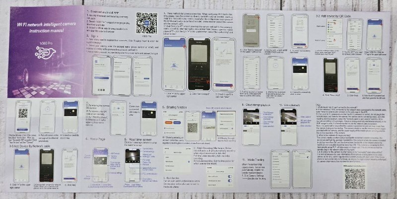  کاتالوگ دوربین مدار بسته V360 pro 