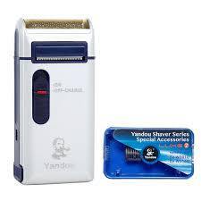  ماشین اصلاح موی صورت یاندو نقره ای مدل Sv-w301 U Yando باتری قابل شارژ 