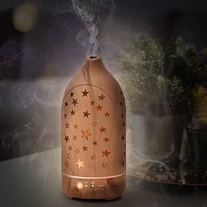  دستگاه بخور سرد چرخان طرح حکاکی Wtrtr کد 221/14 به عنوان چراغ خواب 